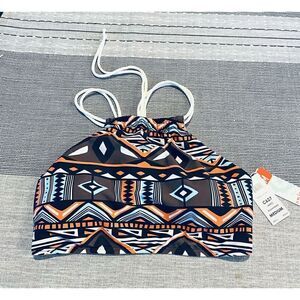 Sunsets Women's Swim Systems Gypsy High Neck Halter Bikini Top Printed